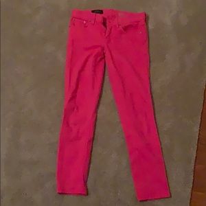 Women’s J Crew Pink Skinny Jeans - Size 26